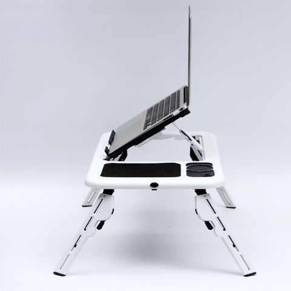 Bàn Để Laptop Có Quạt Tản Nhiệt Gấp Gọn Đa Năng Kèm Giá Đỡ Tiện Dụng