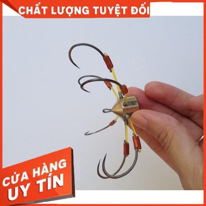 Lưỡi câu lục tỳ chân đồng đúc hàng thửa có bảo hành 3 tháng - đồ câu Khuê Hiên