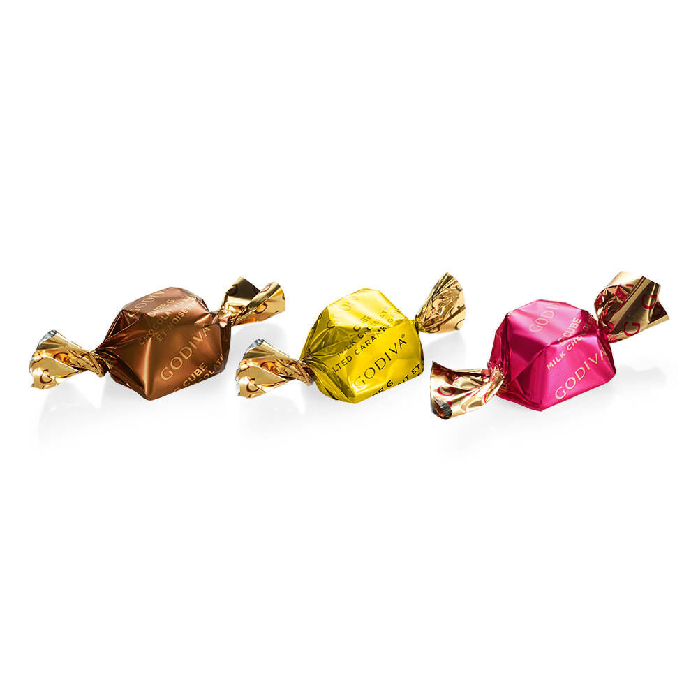 Chocolate GODIVA ngon nhất thế giới G Cubes : Hộp quà tặng 22 cái vị Milk Chocolate Assortment