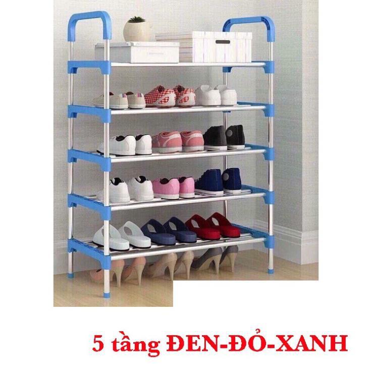 KỆ GIÀY 5 TẦNG INOX CAO CẤP