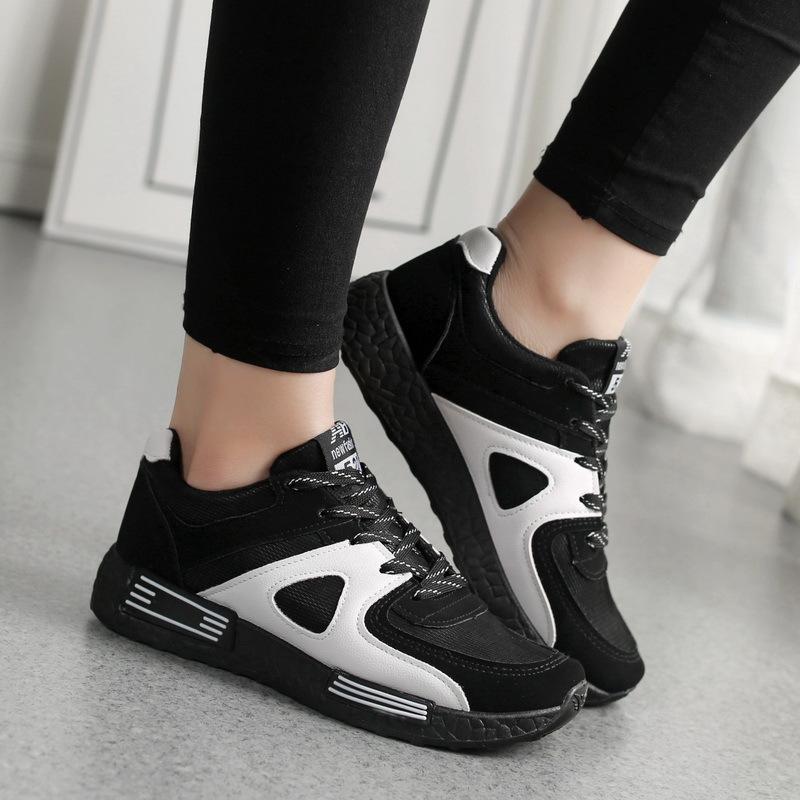 Tenis Feminino 2022 Giày tennis phụ nữ Giày thể thao ngoài trời có khả năng mang theo giày thể thao hấp dẫn Color: Black Shoe Size: 40