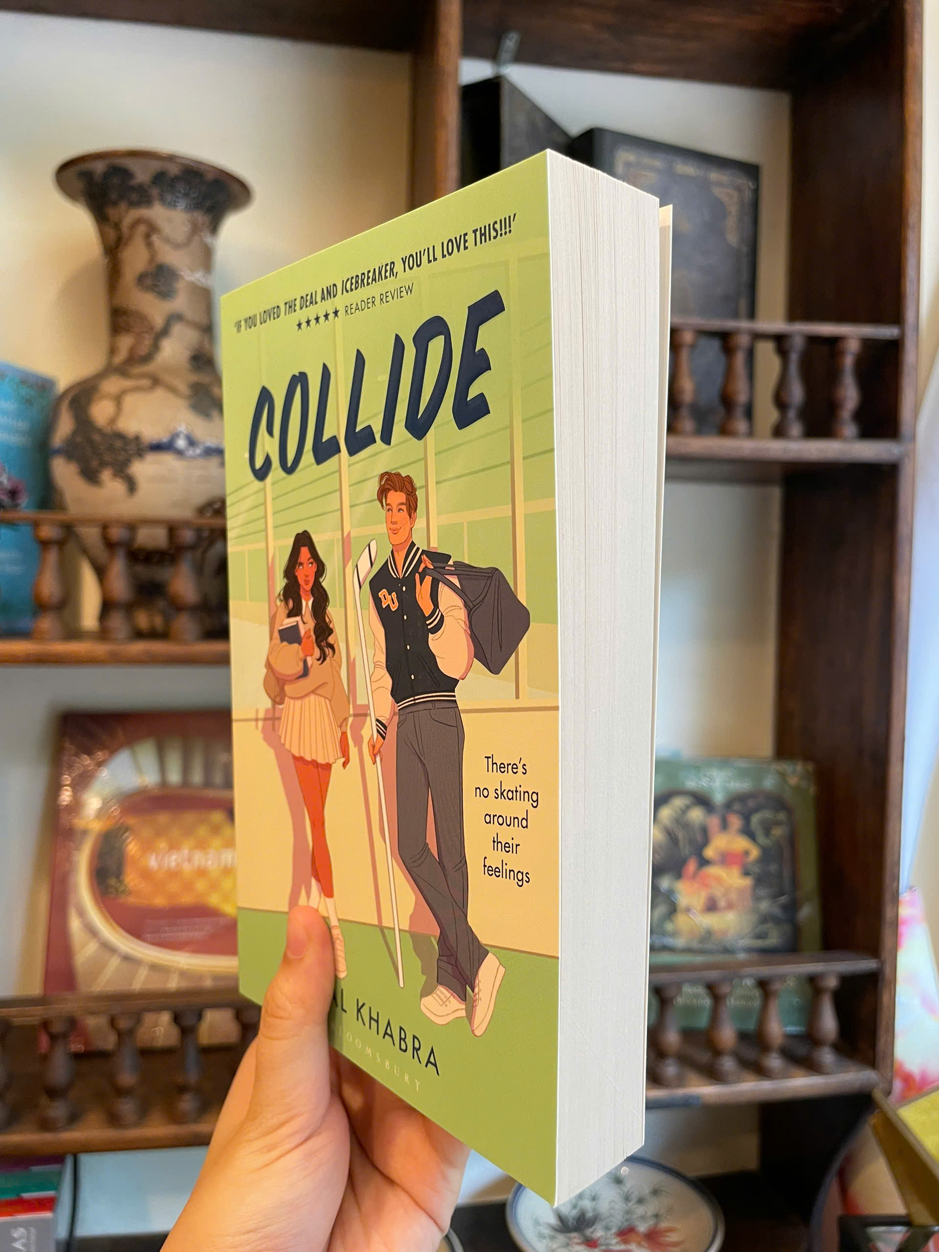 Sách - Collide by Bal Khabra - Romance/Sports Romance/Contemporary book in English - Ngoại Văn