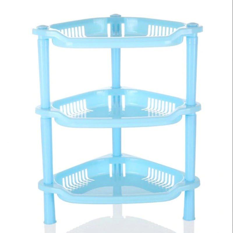 KỆ NHỰA GÓC TAM GIÁC 3 TẦNG ĐỰNG ĐỒ CÁ NHÂN , ĐỰNG GIA VỊ VẬT DỤNG NHÀ TẮM TIẾT KIỆM KHÔNG GIAN LẮP RÁP ĐƠN GIẢN