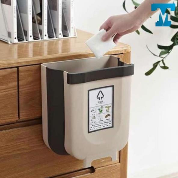 Hộp đựng rác gấp gon thông minh nhựa cao cấp PP