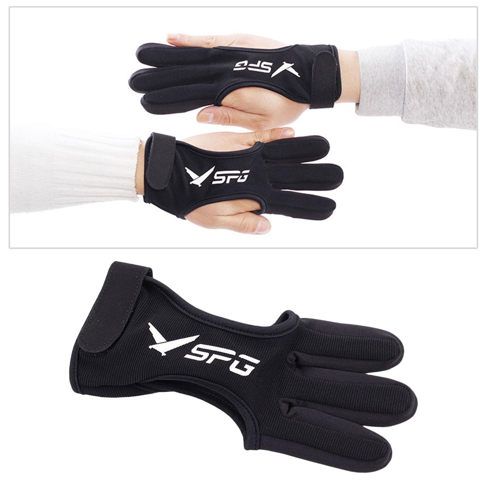 Leather Gloves Recurve Compound Bow Accessories M