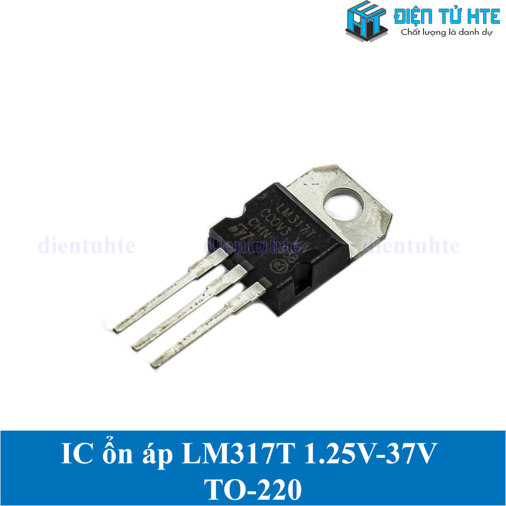 Bộ 2 IC ổn áp nguồn LM317T 1.25V-37V điều chỉnh TO-220 loại tốt