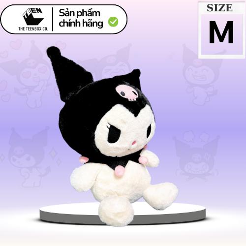 Gấu Bông Thỏ  Kuromi size M Cho Bé Cao Cấp, Thú nhồi bông màu tím Kuromi, Kuromi Nhồi Bông Đáng Yêu, Gấu bông Cao Cấp Mềm Mịn Size 30cm, Quà tặng đáng yêu - Sản phẩm chính hãng, Phân phối bởi Teenbox