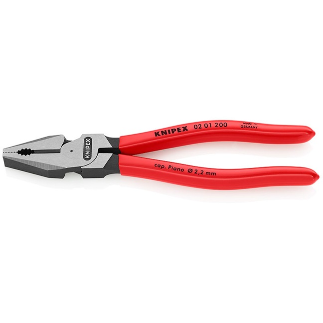 Kìm Knipex Đa Năng Lưỡi Cắt 63 HRC chiều dài 200mm - 02 01 200