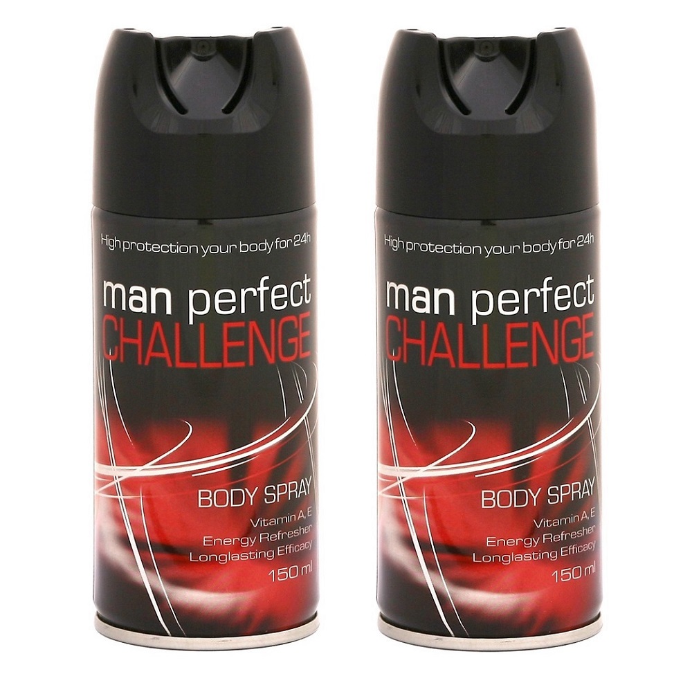 Xịt khử mùi toàn thân nam Man Perfect Challenge 150ml