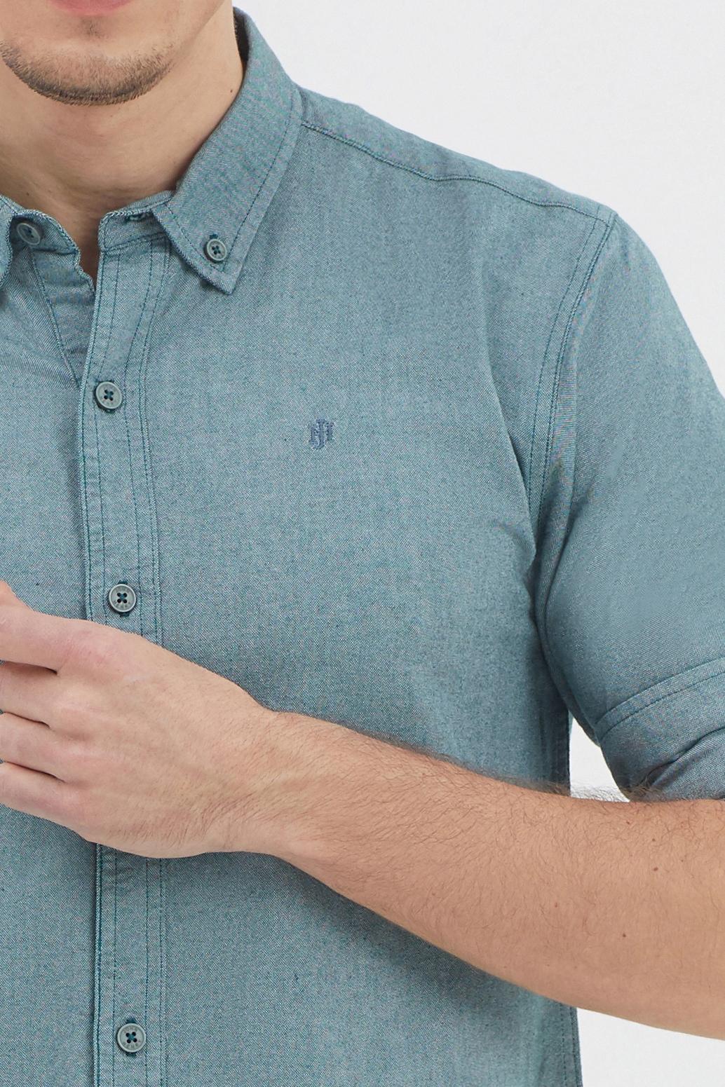 Áo sơ mi nam tay dài button down WS21SS58P-LC - LIGHT GR, LIGHT GR