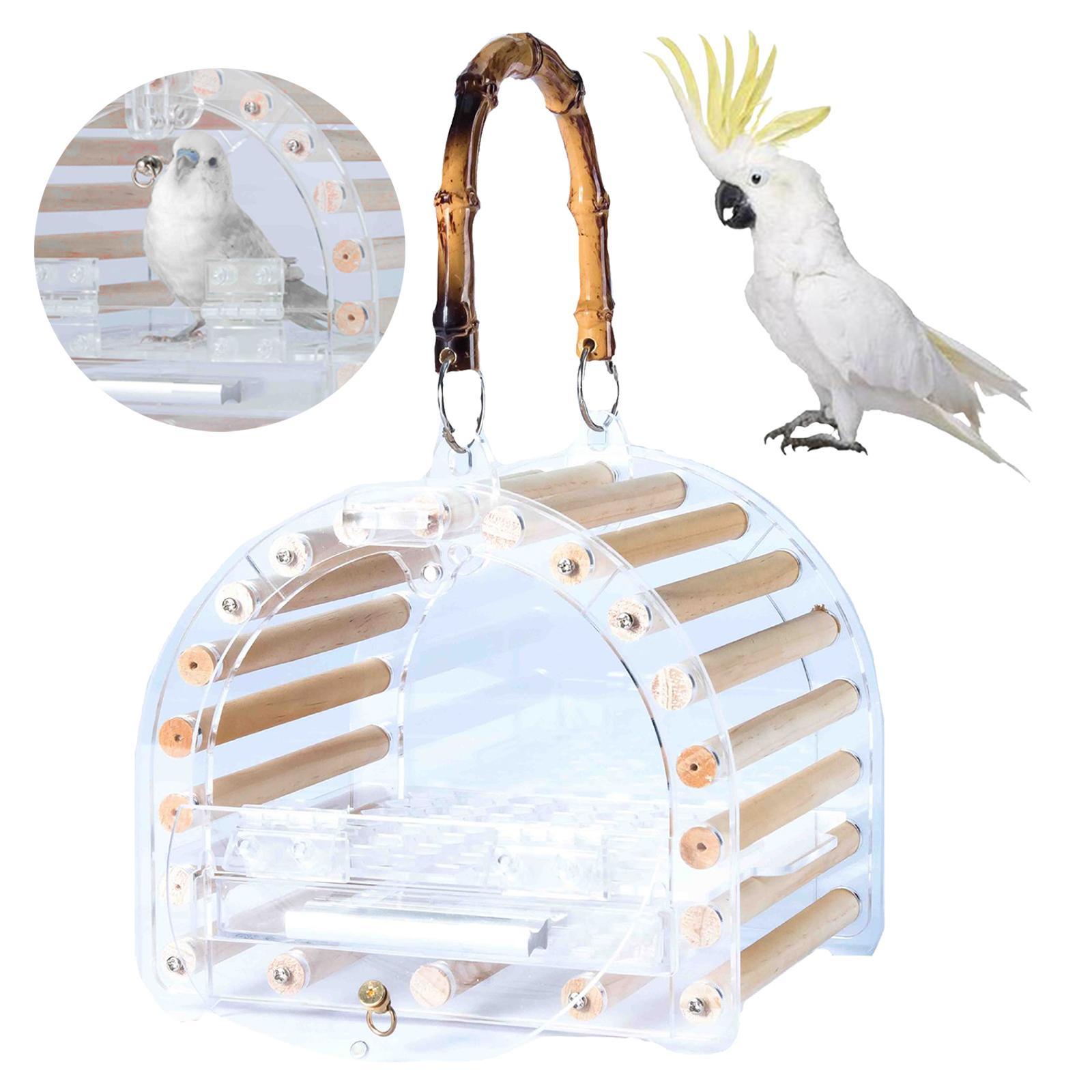 Bird Carrier Cage Pets Carrier Cage Cockatiel for Guinea Pig Finches Conures