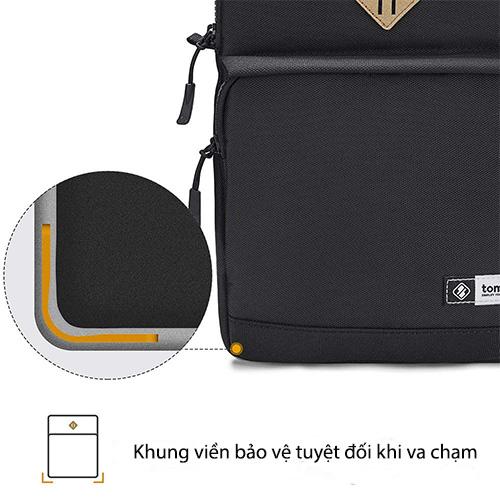 TÚI XÁCH CHỐNG SỐC TOMTOC (USA) SLIM HANDBAG CHO MACBOOK PRO/AIR 13”14″, CHO ULTRABOOK 13″ bảo vệ hoàn hảo chống va đập - HÀNG CHÍNH HÃNG