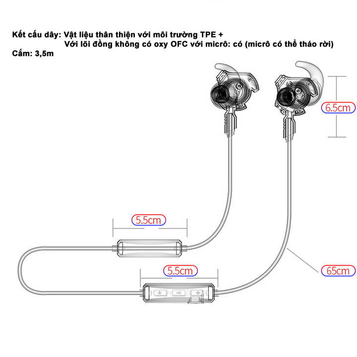 Tai nghe Bluetooth X-PRO chuyên game di động PUBG, RULES OF SURVIVAL - lk1984 - giao ngẫu nhiên