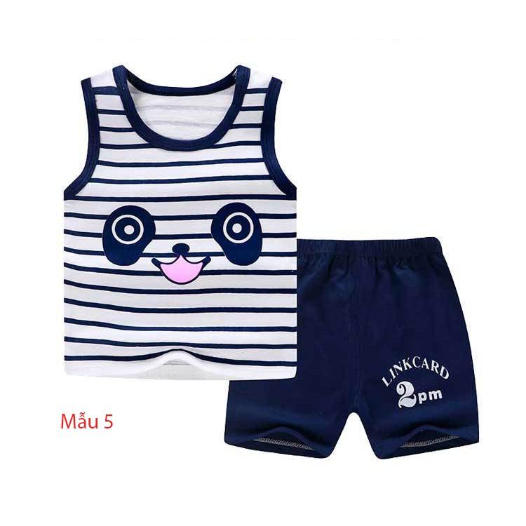 Set đồ bé trai cotton (nhiều mẫu) từ 6 tháng đến 7 tuổi (có hình thật