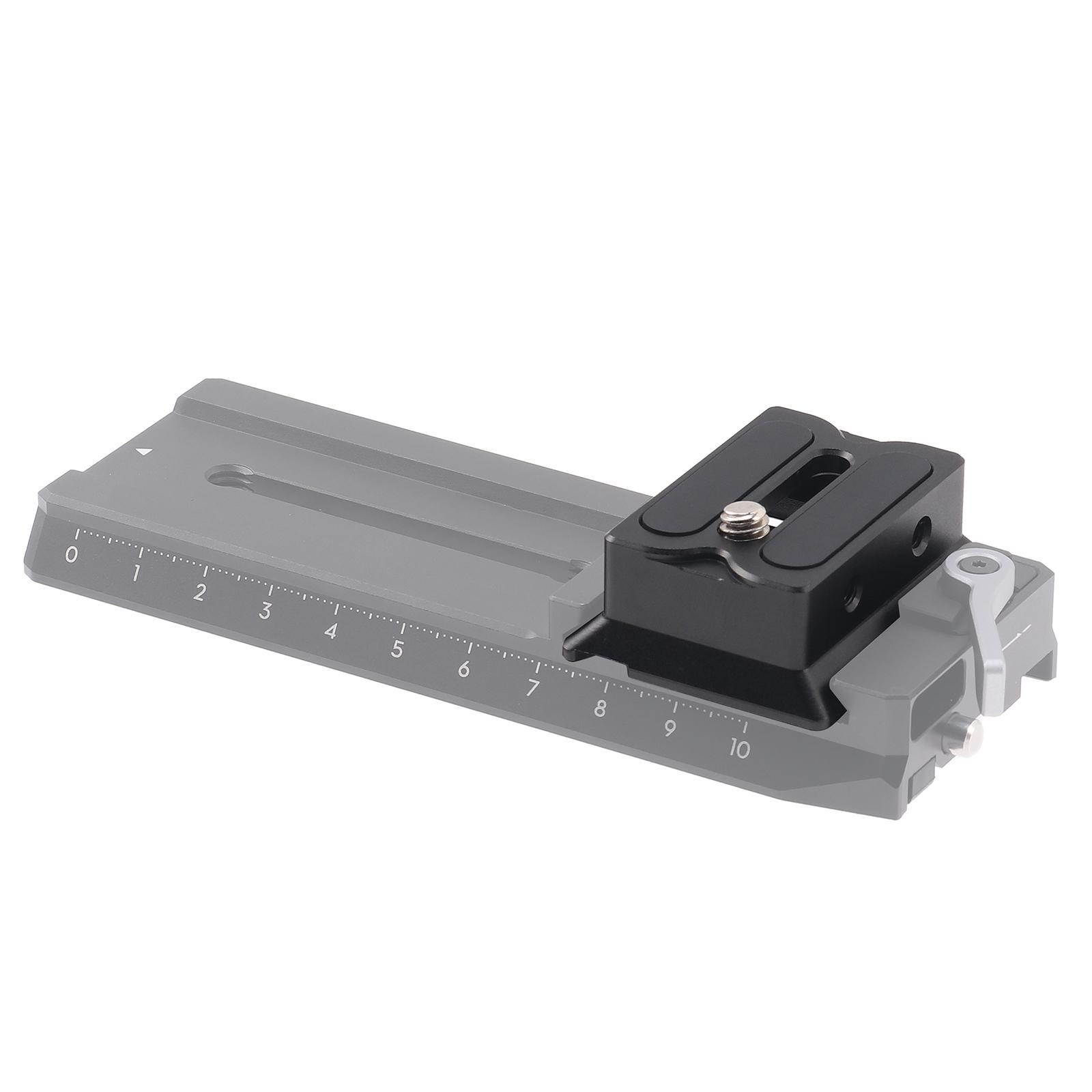 Camera Quick Release Plate, with 1/4''-20 Screw Aluminum Alloy Camera Tripod Mount Adapter Tripod Mount Support for Camera Gimbal Stabilizer