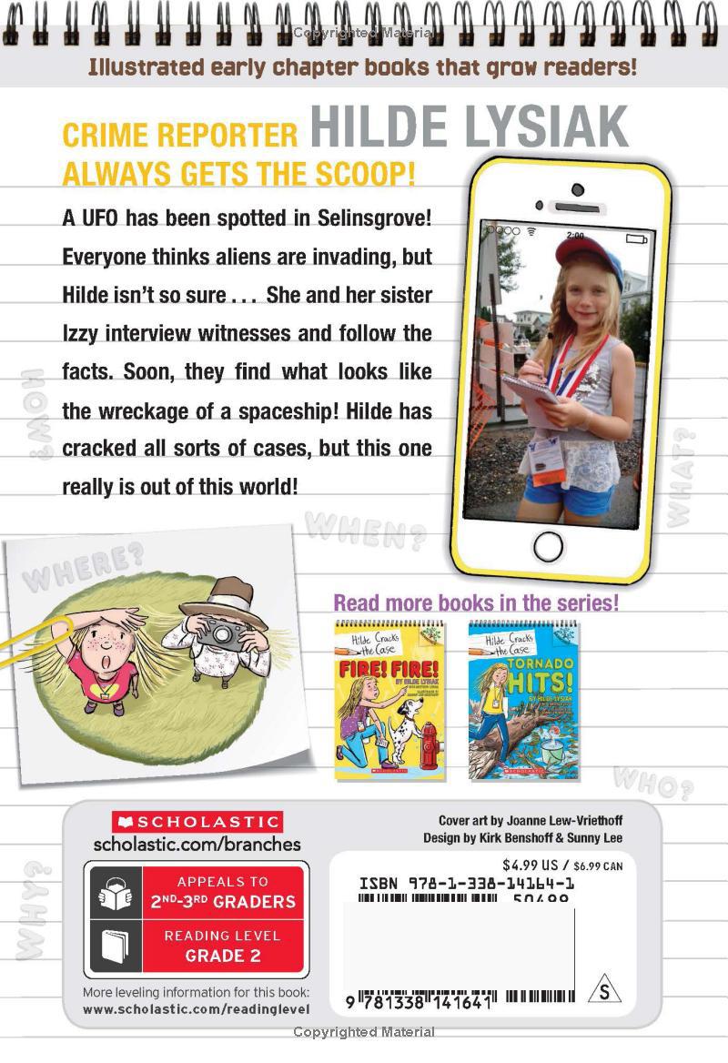 Sách ngoại văn: Hilde Cracks The Case - Book 4 - Ufo Spotted!