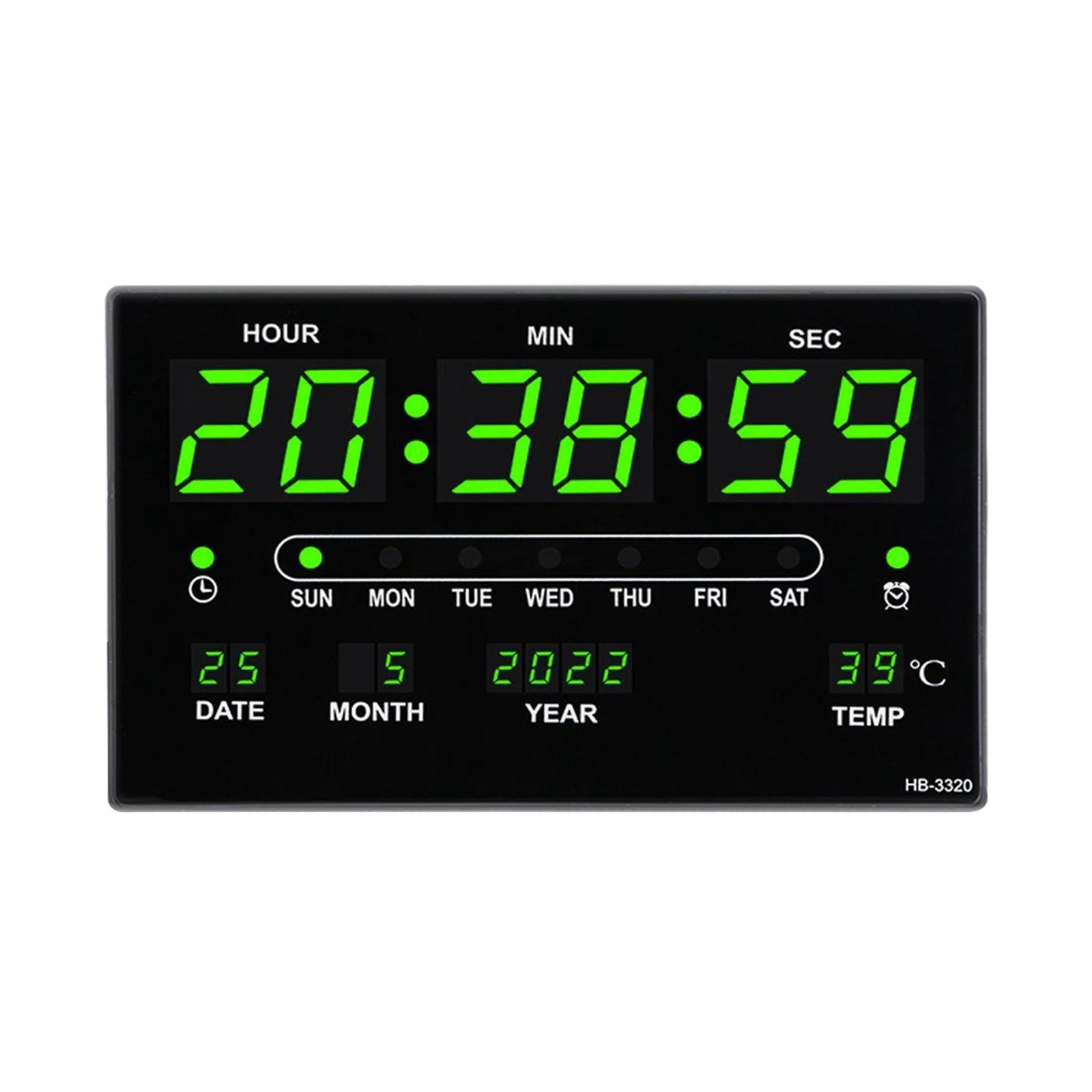 Digital Clock LED Display Electronic Clocks for Living Room