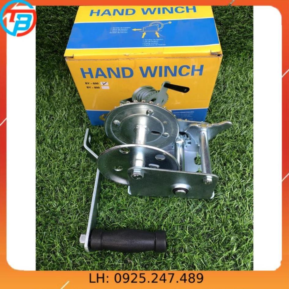 Tời quay tay 600lbs _270kg CÁP THÉP Thái Bình Vina