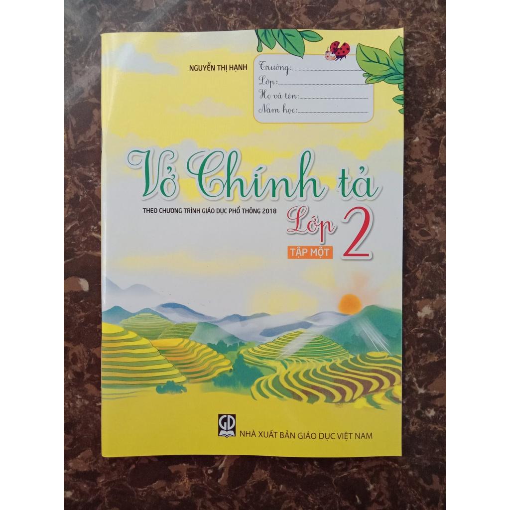 Sách - Vở Chính Tả Lớp 2 Tập 1