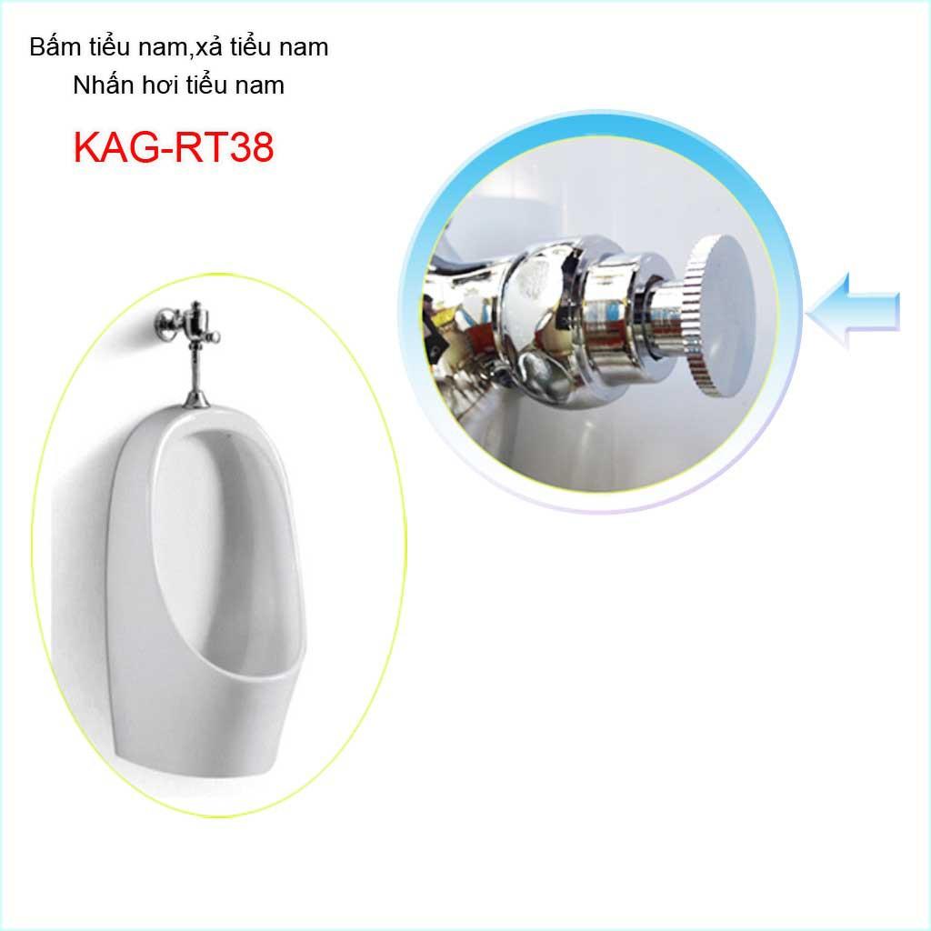 Bấm tiểu nam, van xả tiểu nam, nhấn hơi tiểu nam cao cấp KAG-RT38