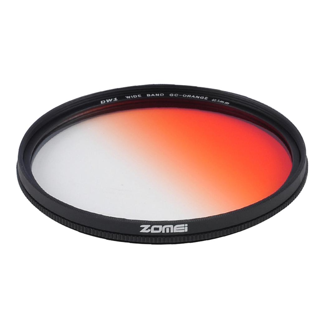 Gradient Lens Color Filter Neutral Density Orange 40.5-82mm Slim 40.5mm