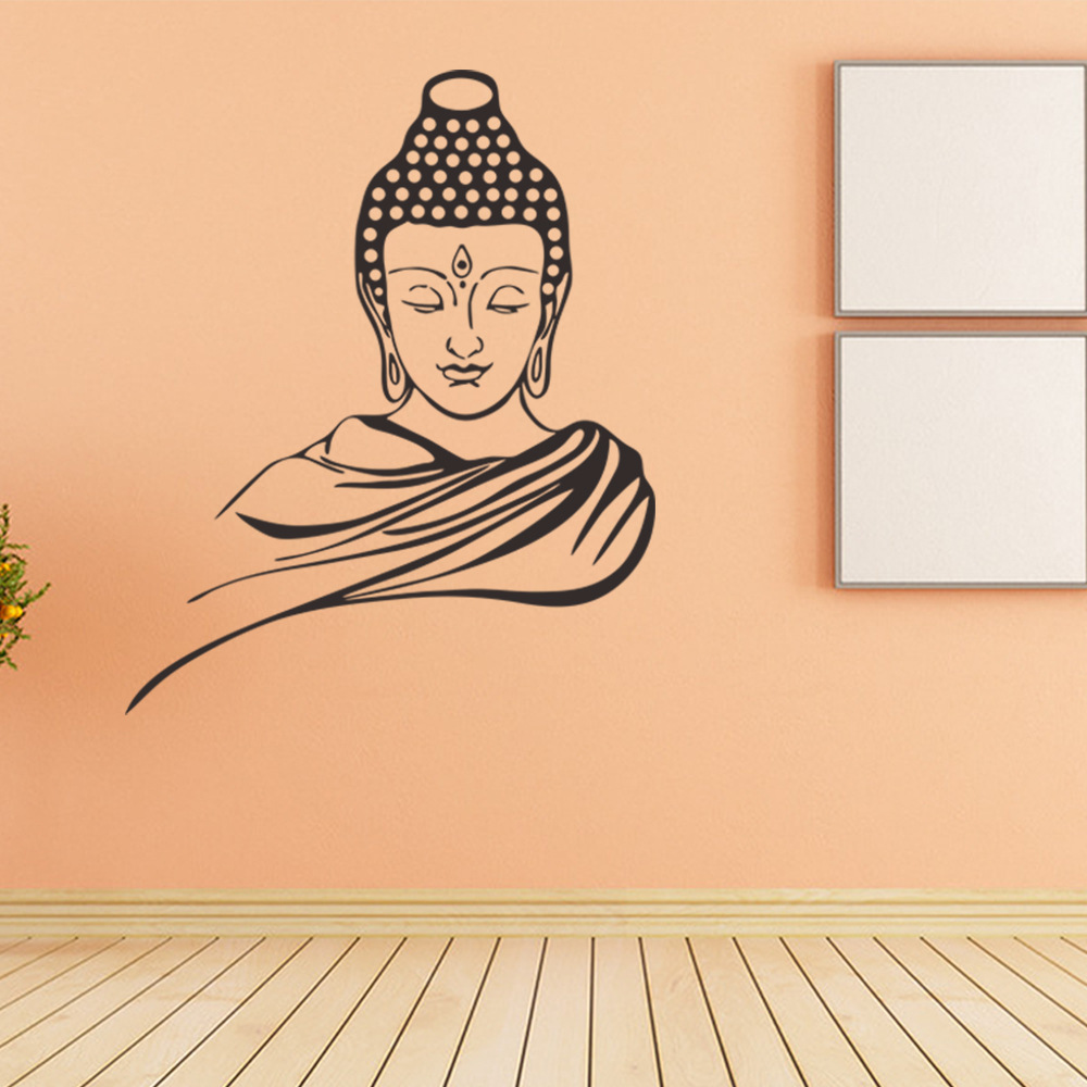 Decal dán tường Đức Phật Thích Ca Mâu Ni