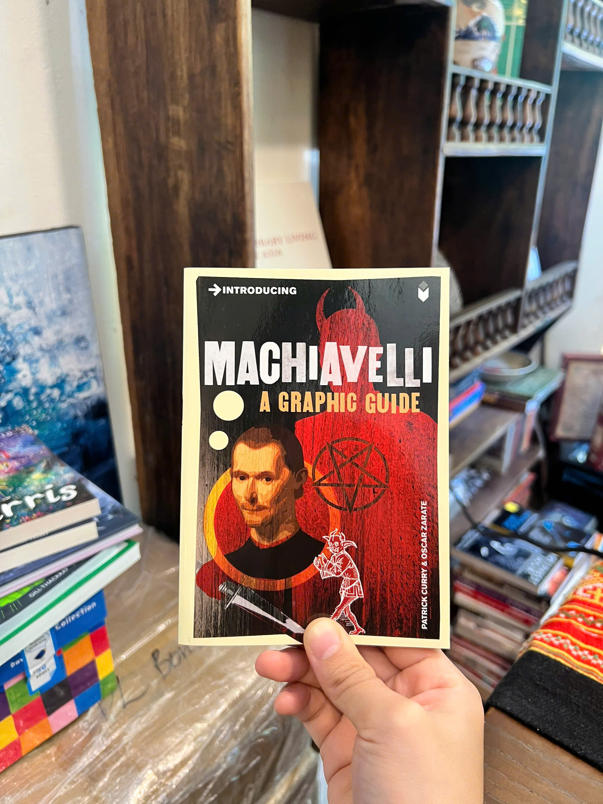 Sách - Introducing Machiavelli: A Graphic Guide | Philosophy / Biography / Ngoại văn Nhập khẩu