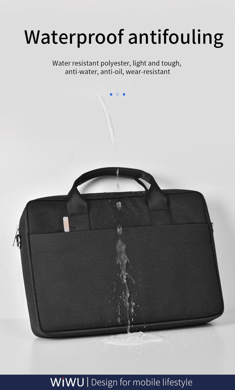 Túi Wiwu Minimalist Laptop Bag Pro cho máy tính xách tay, laptop có 2 ngăn dành cho máy tính xách tay/ máy tính bảng chống rung, bảo vệ toàn diện - Hàng chính hãng