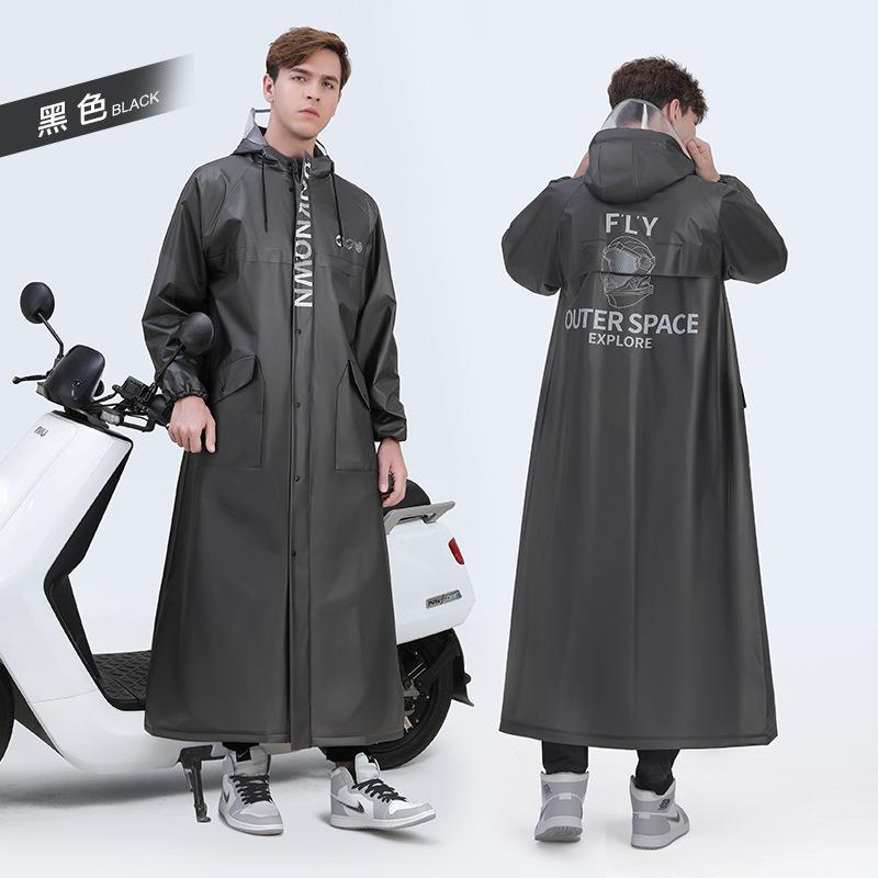 Ưu đãi nhất xe điện ắc quy ô tô áo mưa đặc biệt không dùng một lần dành cho người lớn áo mưa eva nam áo mưa một mảnh toàn thân
