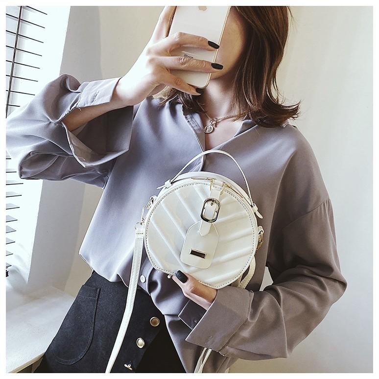 Túi Xách Nữ Đeo Chéo Hình Tròn Phong Cách Phương Tây - Mã XT027