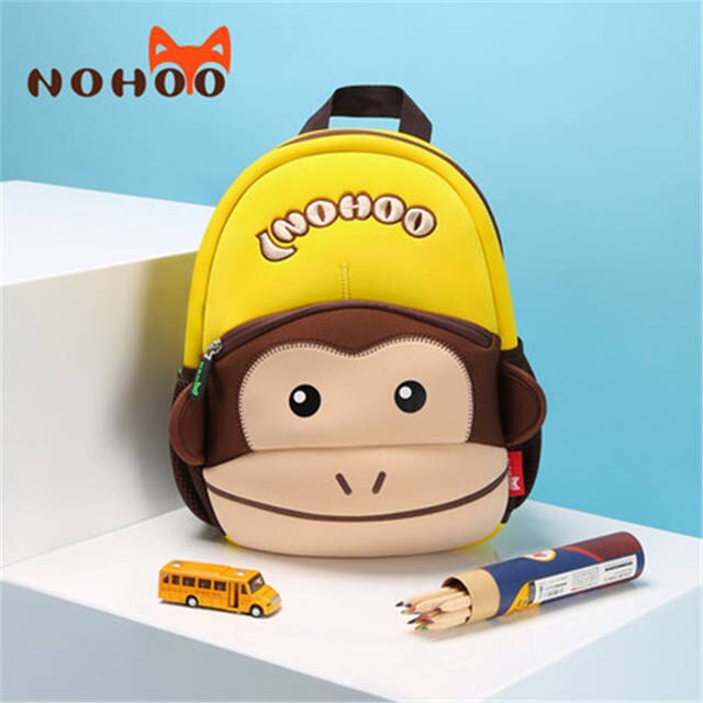 Balo cho bé Nohoo Khỉ Con Năng Động NH021