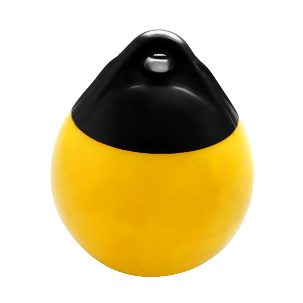 2x Marine Boat Premium PVC Bumper Dock Protection Black Yellow