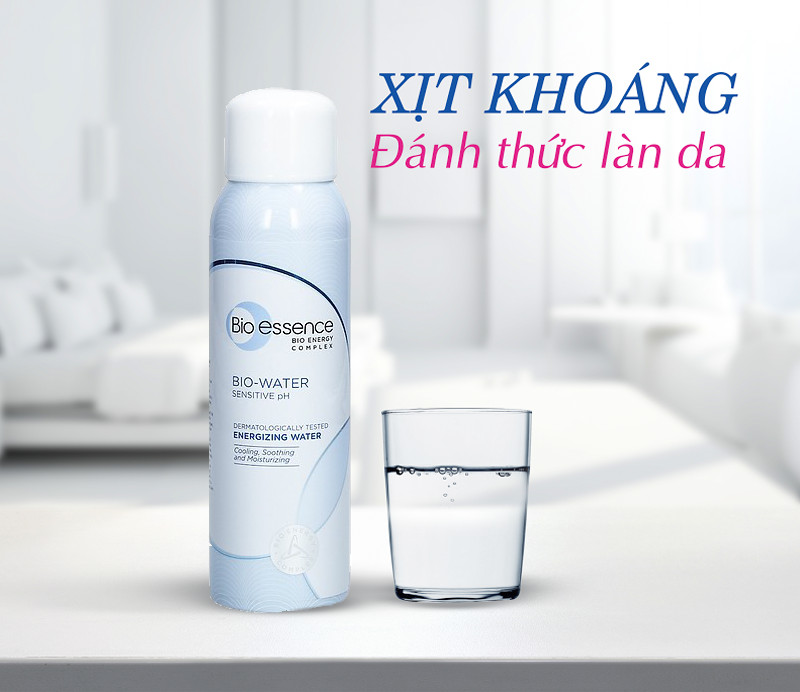 Bộ 2 Chai Nước Xịt khoáng dưỡng da Bio-Water Bio-Essence Water Energizing Water 30ML*2