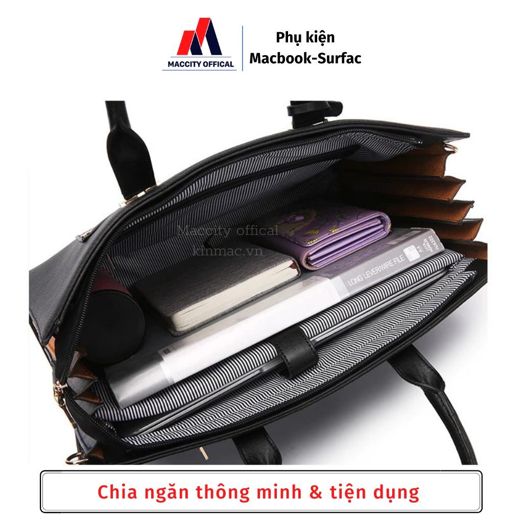 Túi xách laptop cao cấp cho nữ chính hãng KINMAC-Túi xách macbook sang trọng, thời trang