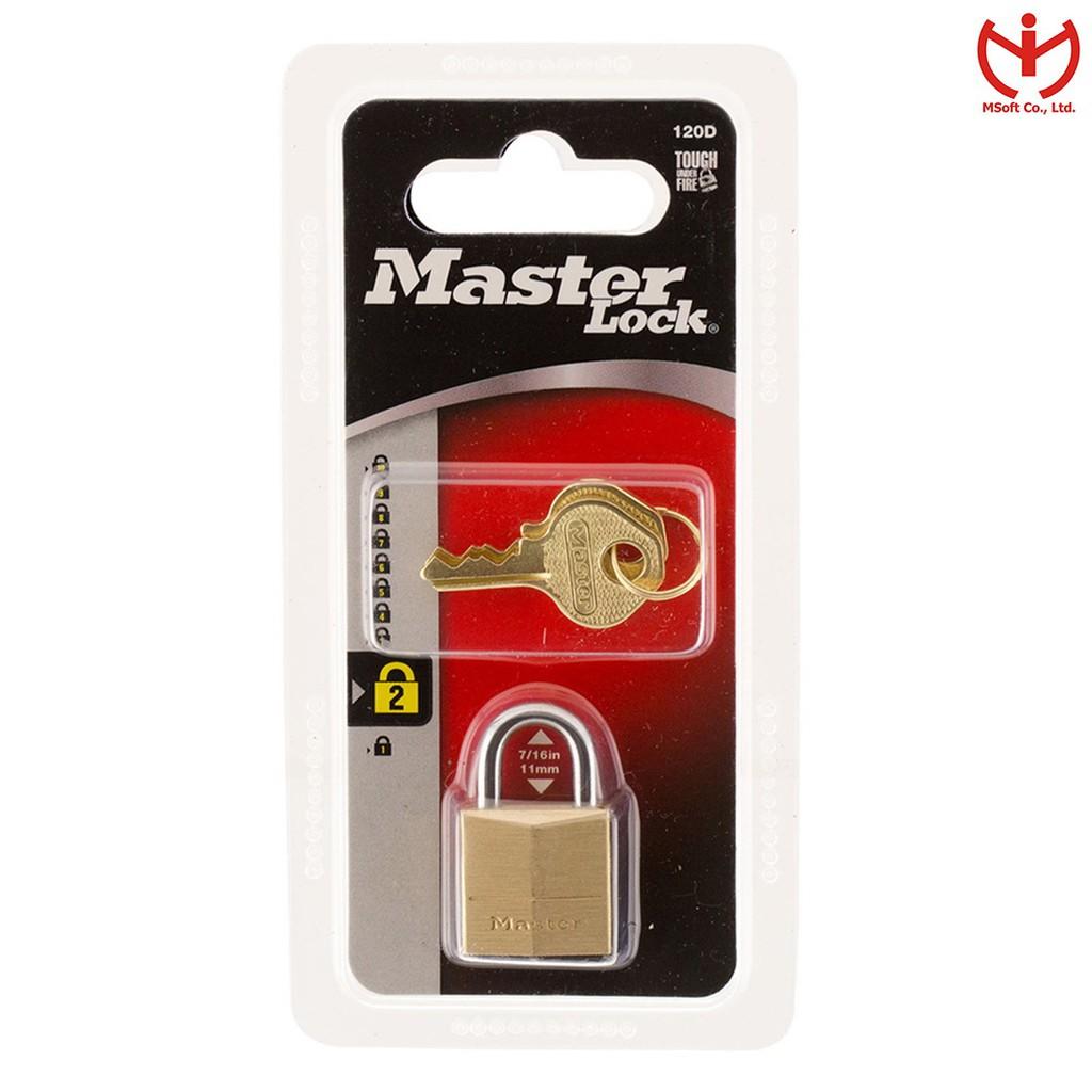 Ổ khóa vali Master Lock 120 EURD thân đồng rộng 20mm - MSOFT