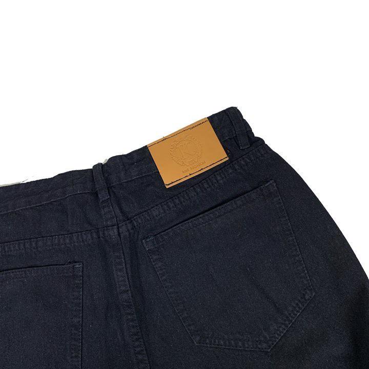 Quần jeans nữ ống suông bigsize KimFashion,quần ống rộng cạp lưng cao bigsize form ulzzang hàn quốc BGS02-100
