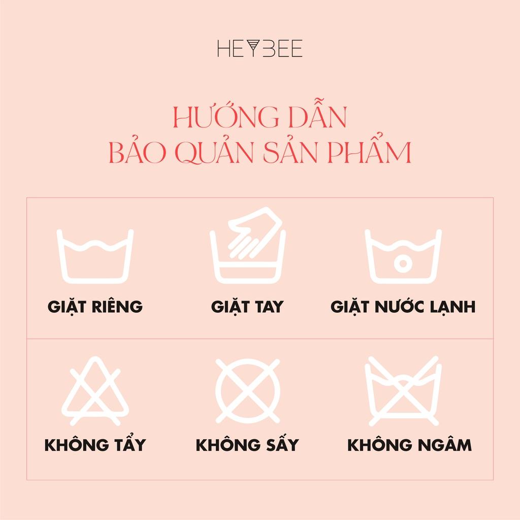 Quần biker thun tăm HEYBEE phom ôm, lưng cao, co giãn mềm mịn - BIKER SHORTS HN012