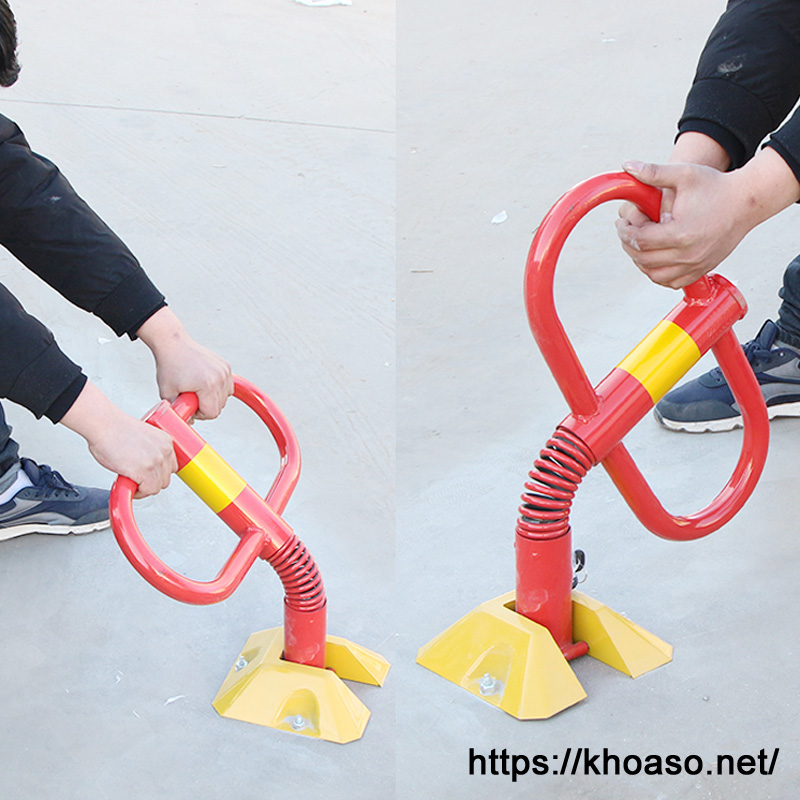 Khóa cọc giữ chỗ đậu xe ô tô