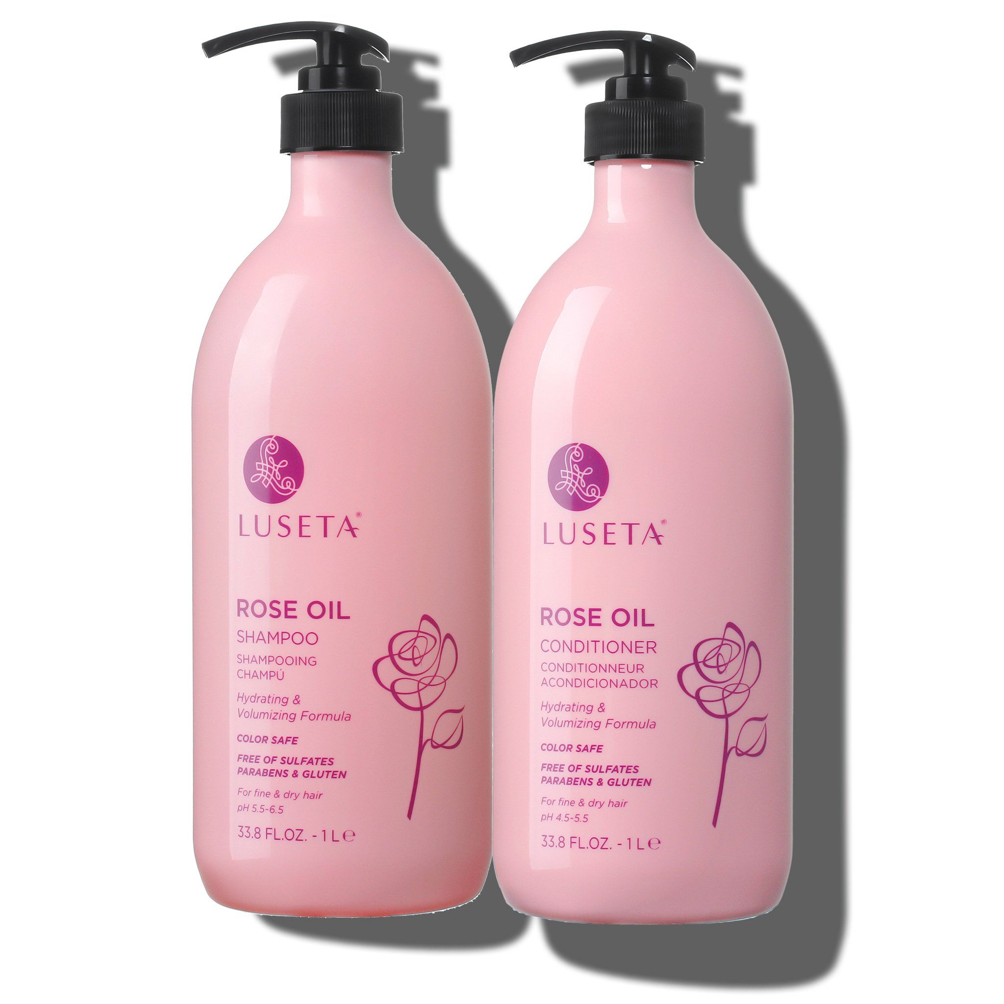 Set gội xả LUSETA Rose Oil 1000ml