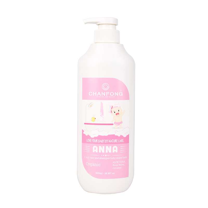 Sữa tắm gội Thái Lan kháng khuẩn giữ ẩm cho bé từ sơ sinh đến lớn tuổi CHANFONG - Anna 500ml