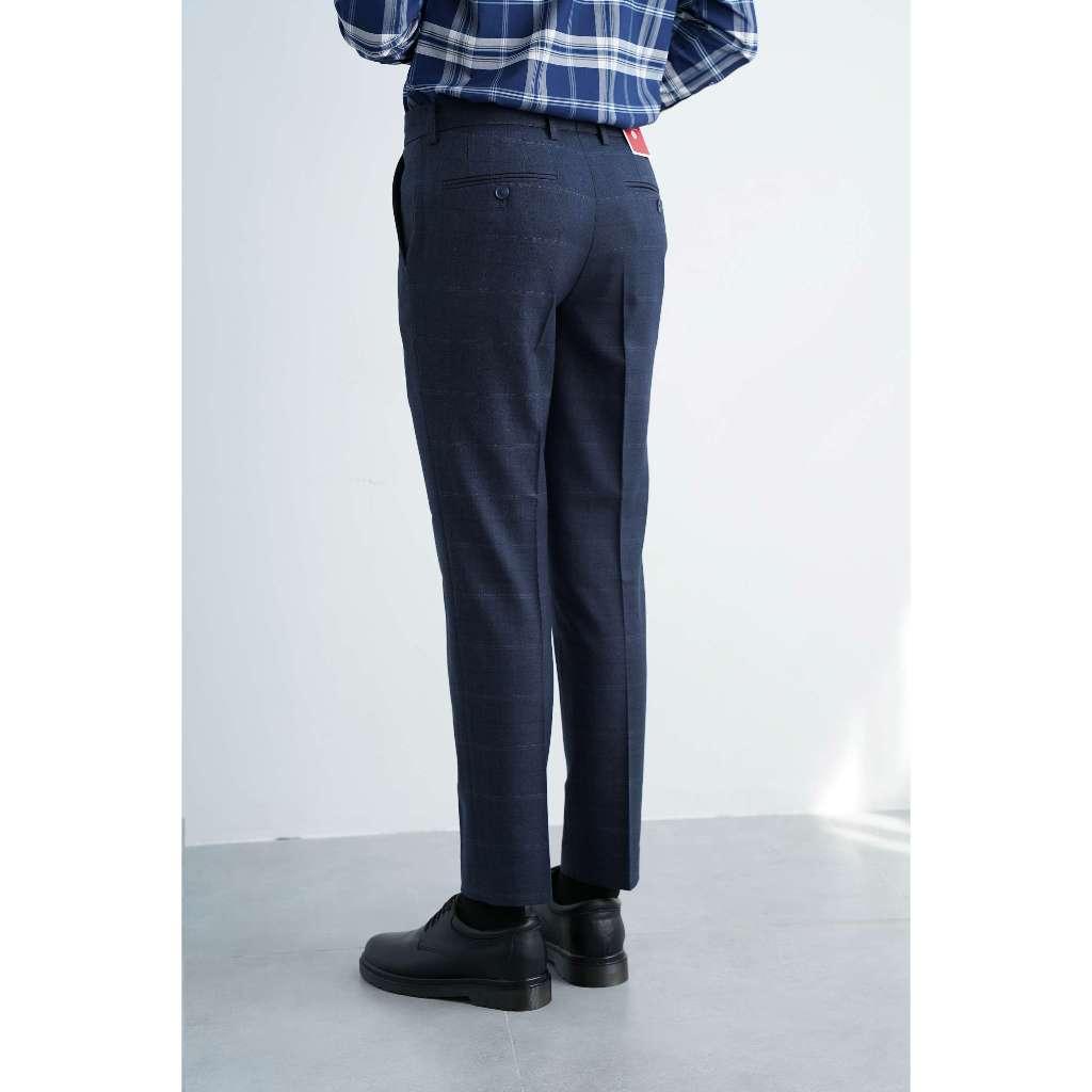 Quần Âu Nam Caro Xanh GENEROS LD022 020123208MF