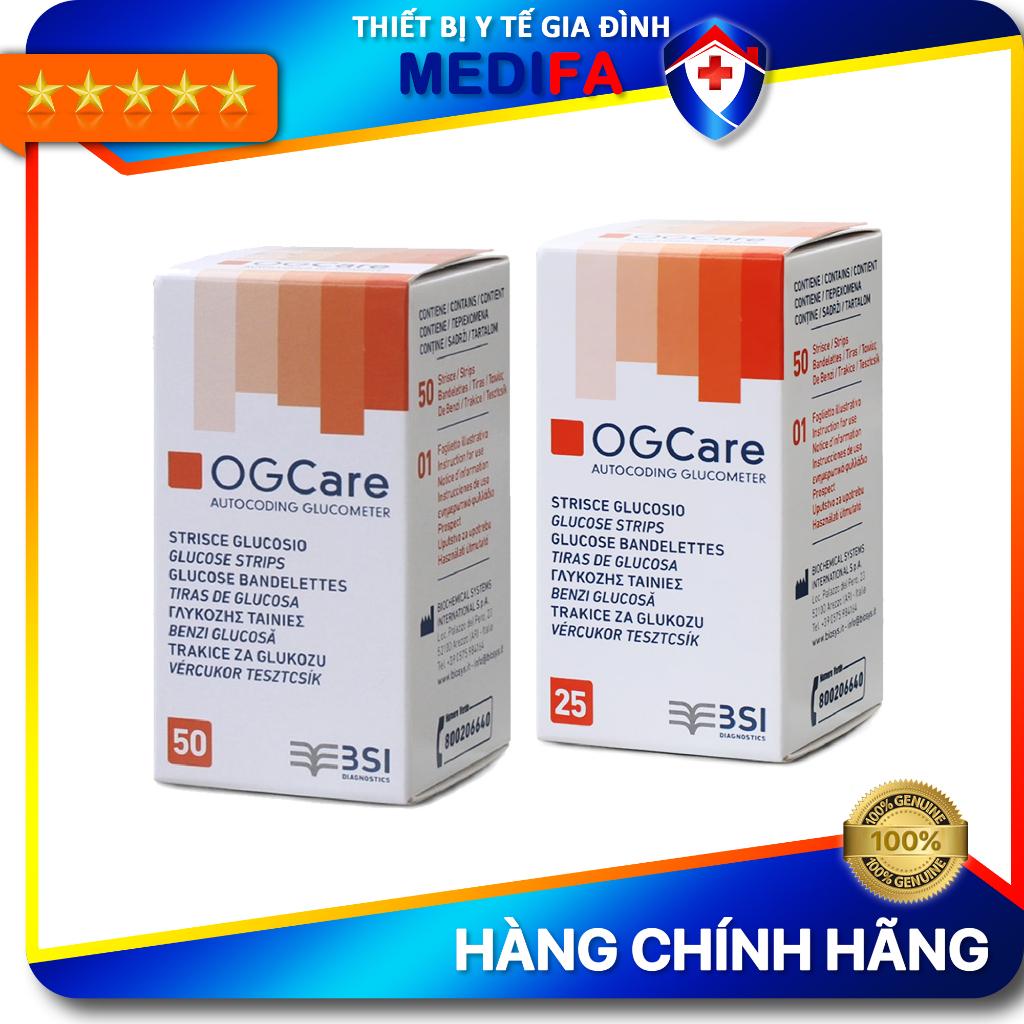 Que Thử Đường Huyết Ogcare Công Nghệ Bio-Sensor Cho Kết Quả Chính Xác Cao, Chính Hãng Made In Italy