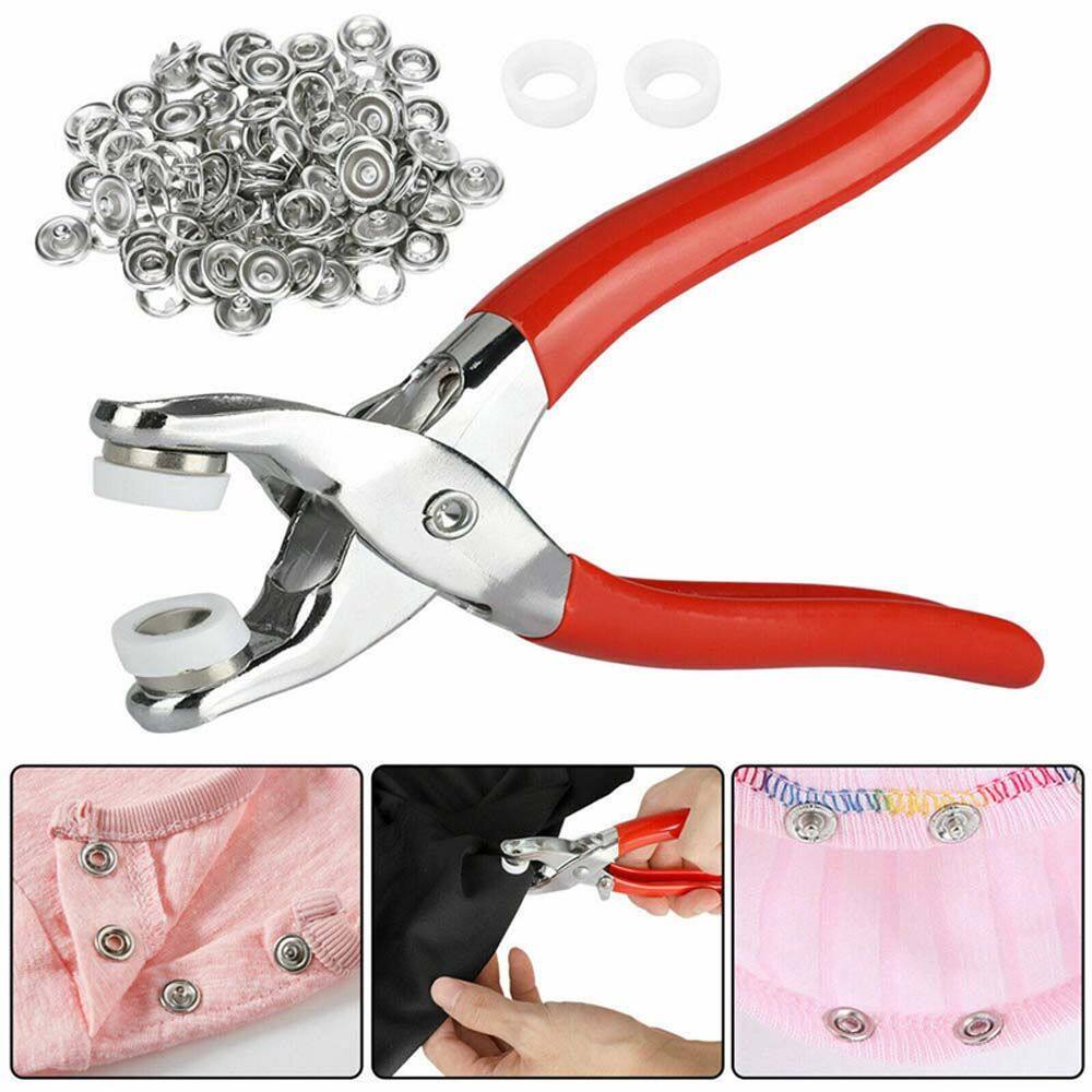 BỘ KÌM BẤM KHUY ÁO QUẦN KÈM 100 CÚC BẤM TIỆN LỢI