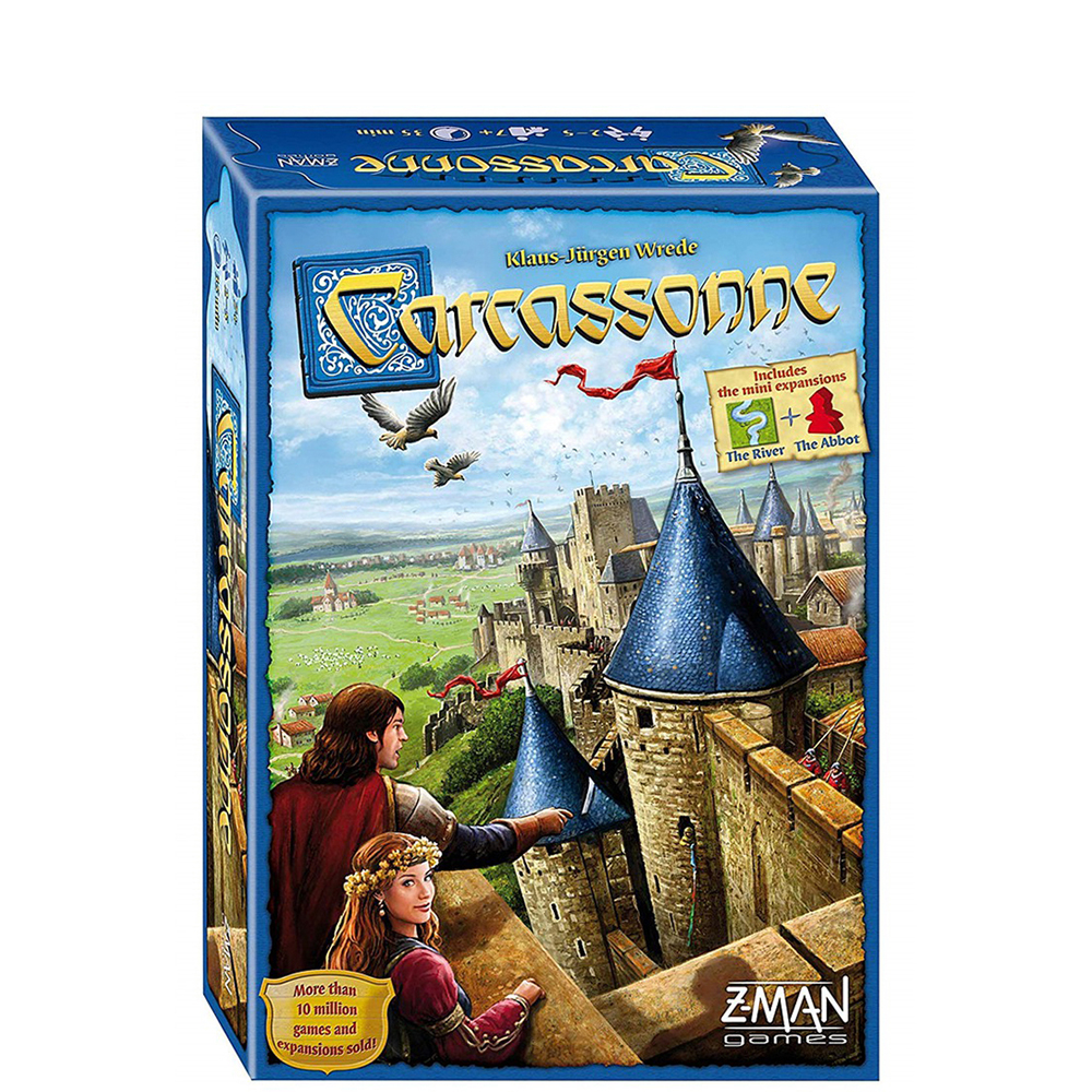 Carcassonne Board Game Bộ Thẻ Bài Trò Chơi Phiêu Lưu Thú Vị Cho 2-5 Người Vui Nhộn