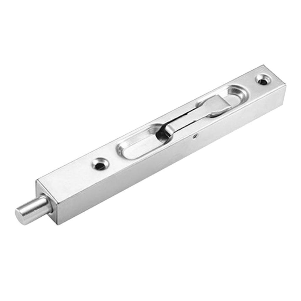2x 6'' Security Door Latch Bolt Home Door Bolt Slide Bolt Lock for Locking