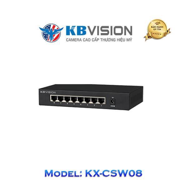 Switch Ethernet 8 cổng KBVISION KX-CSW08 - HÀNG CHÍNH HÃNG