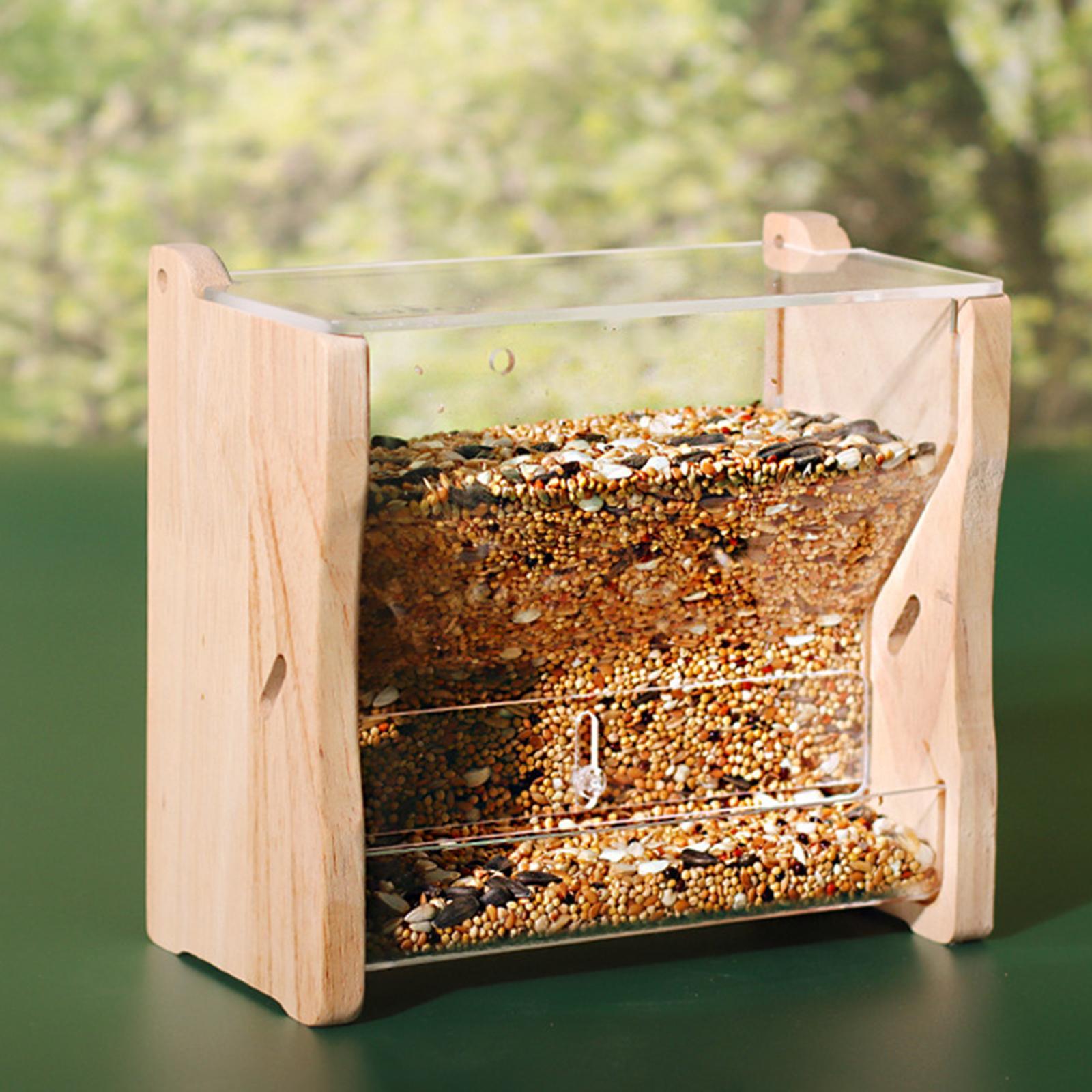 Automatic Acrylic Feeder Birds Cage  S