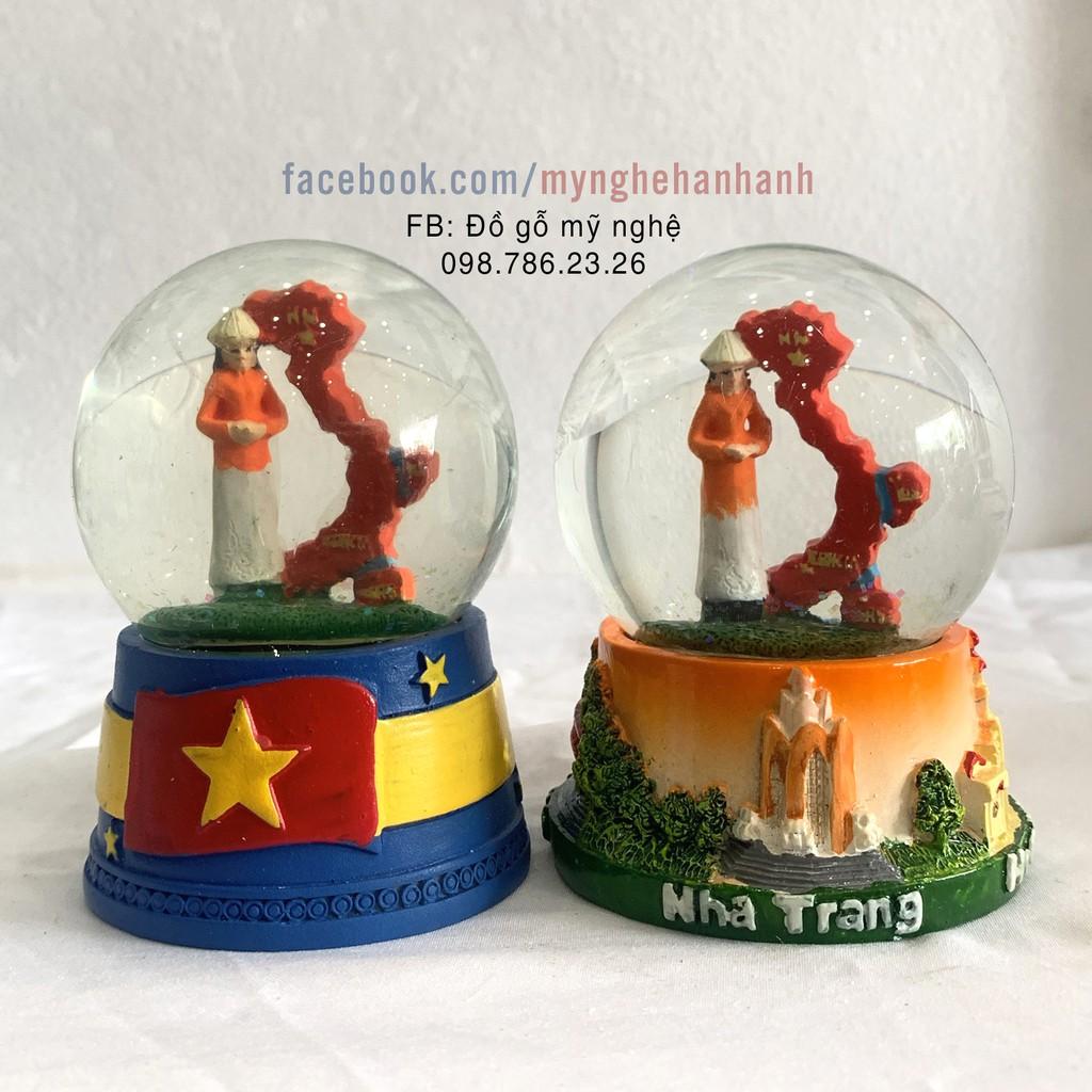Quả cầu tuyết ღ Quà tặng lưu niệm phong cảnh Việt Nam ღ Crystal Ball