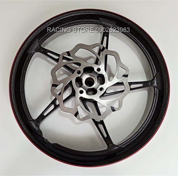 MÂM-VÀNH YA RC 1 ĐĨA CÂY LỚN CHỈ ĐỎ GẮN CHO XE SIRIUS,JUPITER,TAURUS
