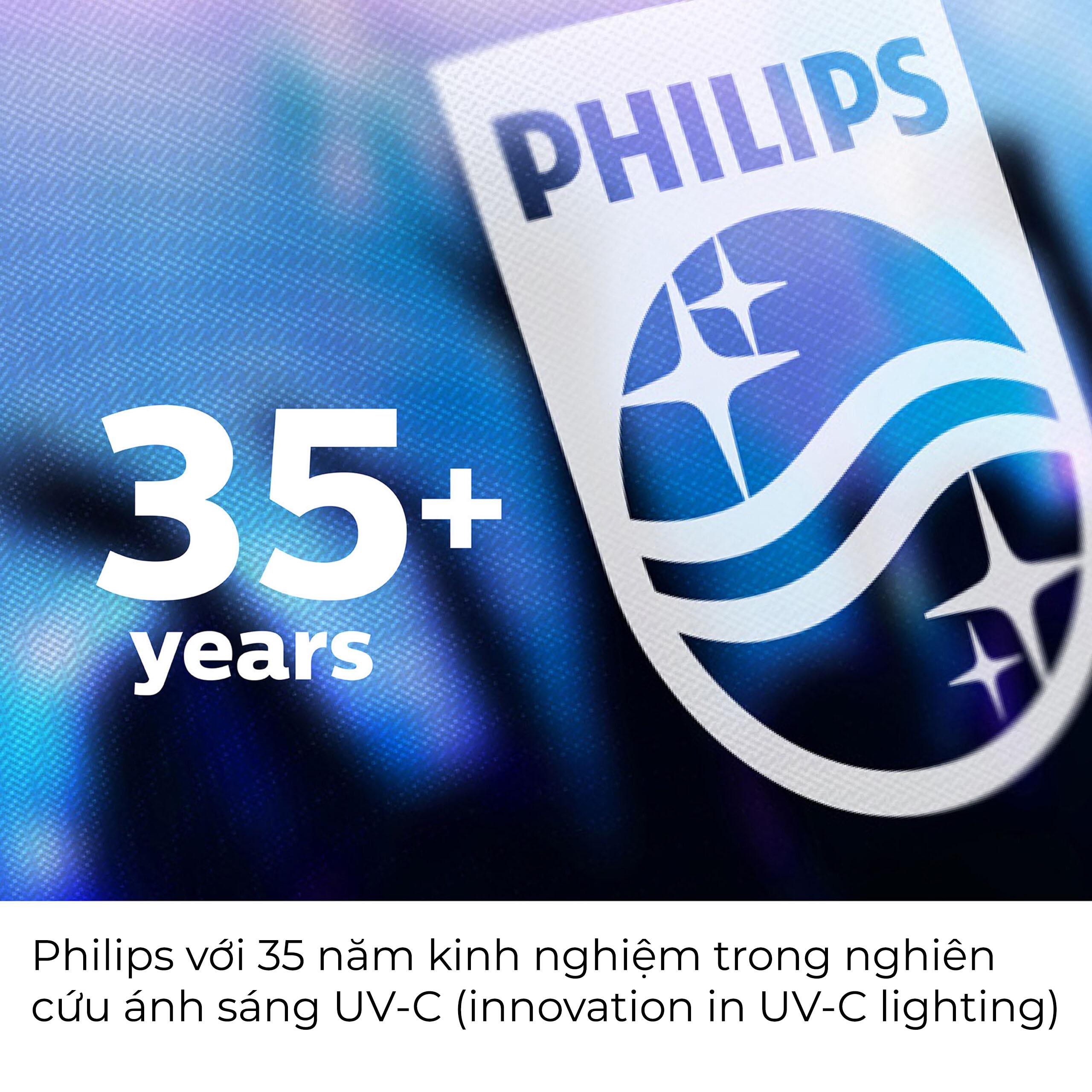 Hộp khử trùng Philips UVC Disinfection Box 10L 135W TC VN tích hợp cảm biến an toàn cho người dùng - Hàng Chính Hãng